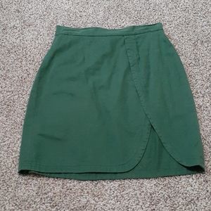 Green tulip skirt